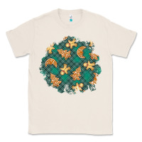 Natural christmas gingerbread cookies patch Classic Tee - BundleAndBundleShop