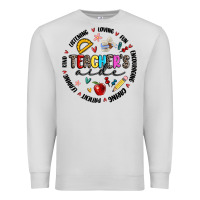 Dove Grey teachers aide Premium Sweatshirt - MaliasSmallBusiness