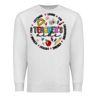 Oatmeal Heather teachers aide Premium Sweatshirt - MaliasSmallBusiness
