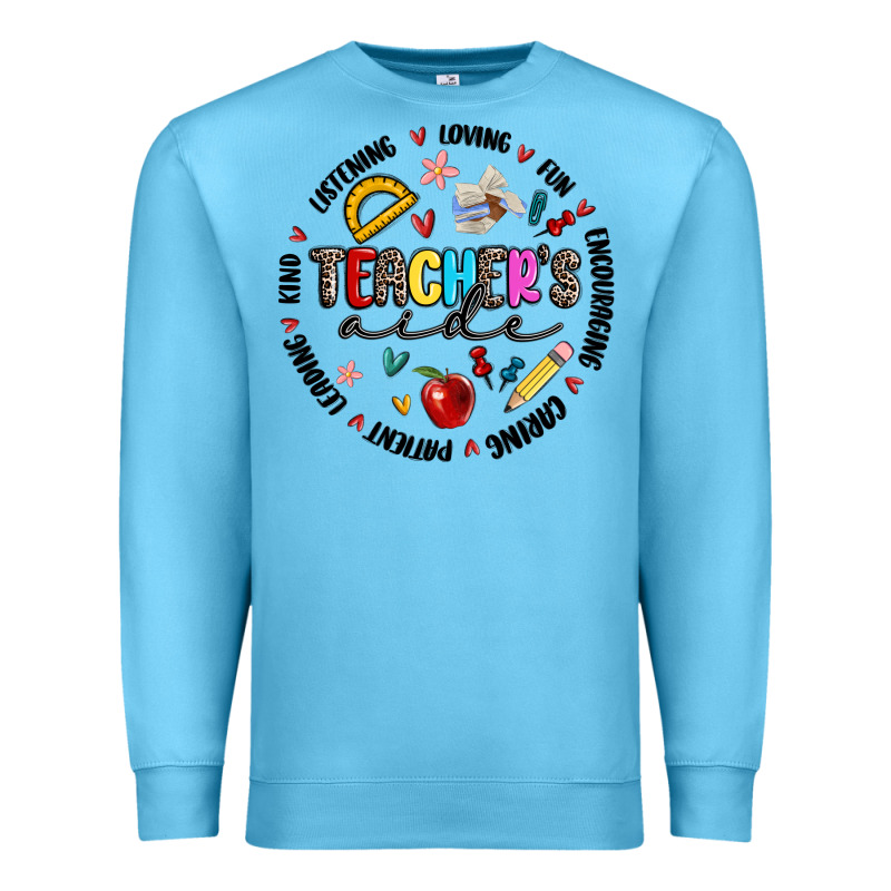 Teachers Aide Premium Sweatshirt by MaliasSmallBusiness | Teevron