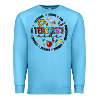 Ocean Blue teachers aide Premium Sweatshirt - MaliasSmallBusiness