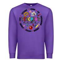 Purple teachers aide Premium Sweatshirt - MaliasSmallBusiness