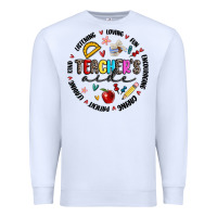 White teachers aide Premium Sweatshirt - MaliasSmallBusiness