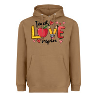 Toasted Coconut teach love inspire Heavyweight Hoodie - MaliasSmallBusiness
