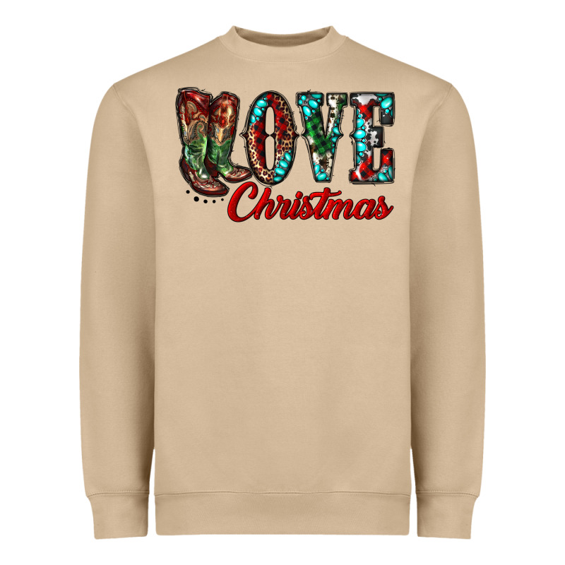 Christmas Love Boots Heavyweight Sweatshirt by RanaPortraitStore | Teevron