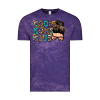 Cloud Purple cool moms club messy bun Vintage Tee - Zillion Design Studio