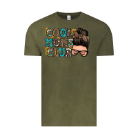 Vintage Olive cool moms club messy bun Vintage Tee - Zillion Design Studio