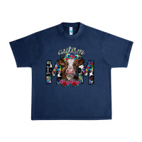 Navy autism mom 2 Urban Heavy Tee - SublimationCraftShop