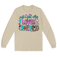 Mushroom just a girl who loves crafting Long Sleeve Tee - AdoDesignShop