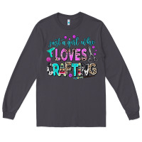 Smoke just a girl who loves crafting Long Sleeve Tee - AdoDesignShop