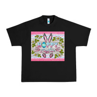 Black happy easter bunny Urban Heavy Tee - BarkalooDesign