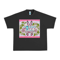 Pigment Black happy easter bunny Urban Heavy Tee - BarkalooDesign