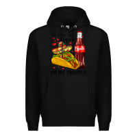 Black tu eres la coquita pa mis taquitos Premium Hoodie - LillyAllenDesigns