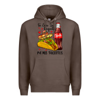Coffee tu eres la coquita pa mis taquitos Premium Hoodie - LillyAllenDesigns