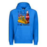 True Royal tu eres la coquita pa mis taquitos Premium Hoodie - LillyAllenDesigns
