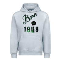 Heather Grey Born In 1959 Urban Hoodie - Bettercallsaul