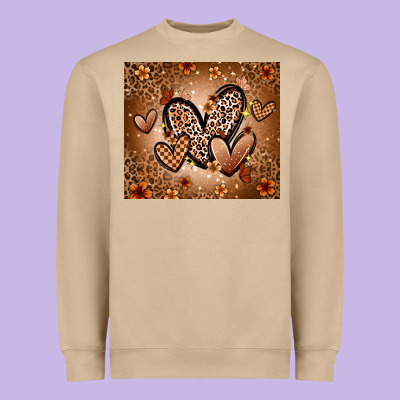 Melanin Hearts Heavyweight Sweatshirt Designed By Zillion Design Studio