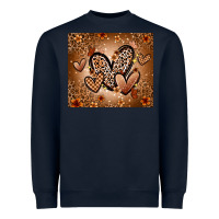Navy melanin hearts Heavyweight Sweatshirt - Zillion Design Studio