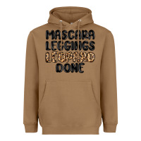 Toasted Coconut mascara leopard done Heavyweight Hoodie - MaliasSmallBusiness