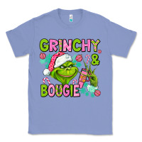 Colony Blue christmas characters and bougie Classic Tee - AdoDesignShop