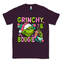 Plum christmas characters and bougie Classic Tee - AdoDesignShop
