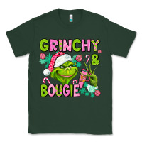 Sports Green christmas characters and bougie Classic Tee - AdoDesignShop