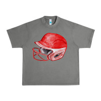 Tornado red softball helmet fa element Urban Heavy Tee - FaDigitalArtStudio