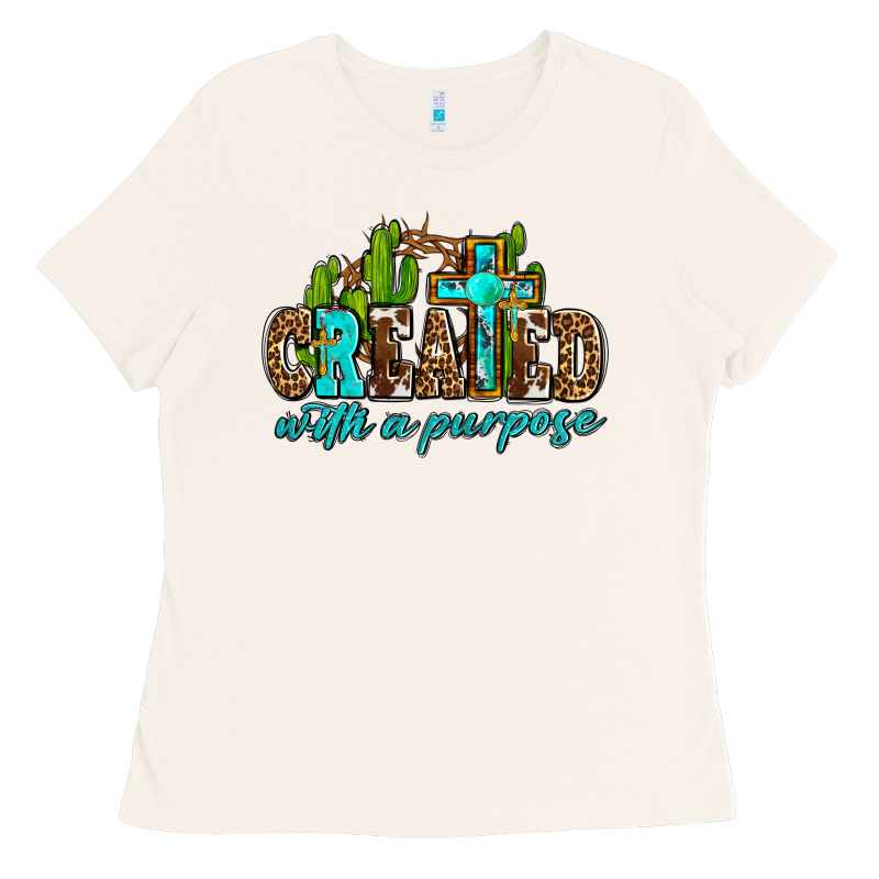 Created With A Purpose Ladies Tee by AdoDesignShop | Teevron
