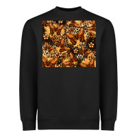 Black melanin butterfly Heavyweight Sweatshirt - Zillion Design Studio