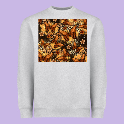 Melanin Butterfly Heavyweight Sweatshirt Designed By Zillion Design Studio