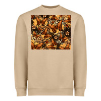 Mushroom melanin butterfly Heavyweight Sweatshirt - Zillion Design Studio