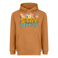Meerkat stay groovy Heavyweight Hoodie - MaliasSmallBusiness