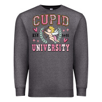 Charcoal Heather cupid university Premium Sweatshirt - MaliasSmallBusiness