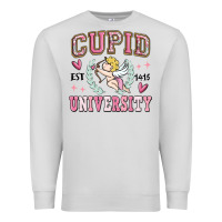 Dove Grey cupid university Premium Sweatshirt - MaliasSmallBusiness