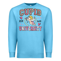 Ocean Blue cupid university Premium Sweatshirt - MaliasSmallBusiness