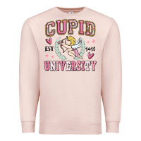 Pale Pink cupid university Premium Sweatshirt - MaliasSmallBusiness