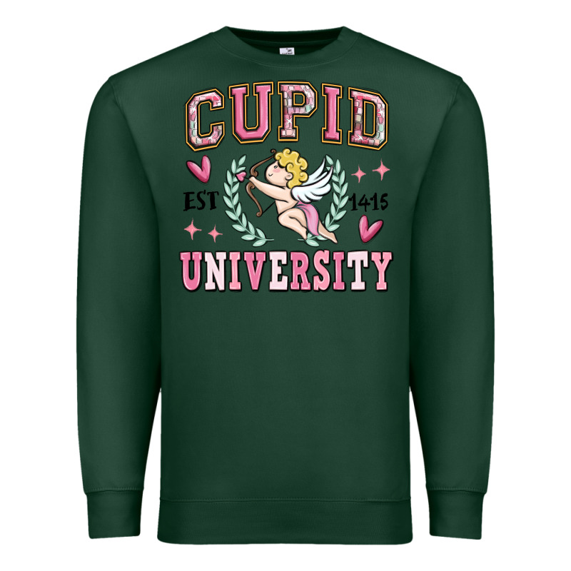 Cupid University Premium Sweatshirt by MaliasSmallBusiness | Teevron