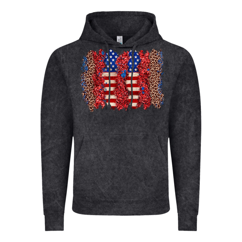 4th Of July Brushstroke Vintage Hoodie by Zillion Design Studio | Teevron