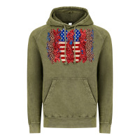 Vintage Olive 4th of july brushstroke Vintage Hoodie - Zillion Design Studio