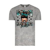 Cowhide Junkie Messy Bun Vintage Tee | Teevron