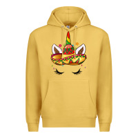 Antique Gold unicorn and sombrero Premium Hoodie - LillyAllenDesigns