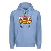 Colony Blue unicorn and sombrero Premium Hoodie - LillyAllenDesigns