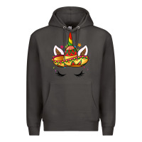 Smoke unicorn and sombrero Premium Hoodie - LillyAllenDesigns