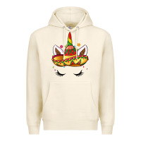 Tofu unicorn and sombrero Premium Hoodie - LillyAllenDesigns