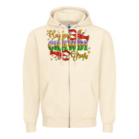 Sandshell happy crawdi gras with crawfish Zipper Hoodie - Artiststas