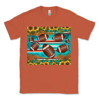 Copper football turquoise sunflower Classic Tee - JahusDesignShop
