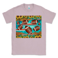 Lilac football turquoise sunflower Classic Tee - JahusDesignShop