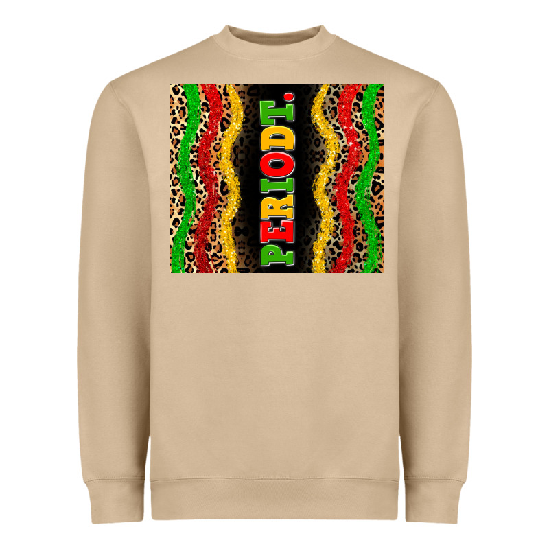 Juneteenth Periodt Heavyweight Sweatshirt by Zillion Design Studio | Teevron