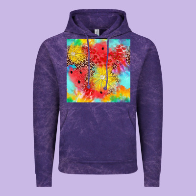 Fruits Leopard Seamless Pattern Vintage Hoodie Designed By Zillion Design Studio