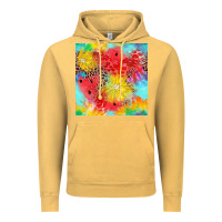 Vintage Mustard fruits leopard seamless pattern Vintage Hoodie - Zillion Design Studio